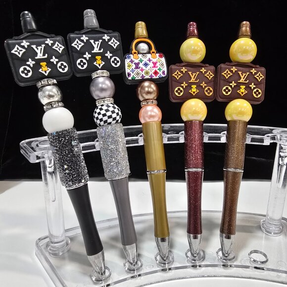 Pick-a-Pretty Pen w/Lux Fashion Inspired Bling Pens w/Ink Refill by PenGwensPosh - Picture 1 of 12
